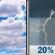 Saturday: Mostly Cloudy then Slight Chance Showers And Thunderstorms