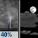 Wednesday Night: Scattered Showers And Thunderstorms then Partly Cloudy